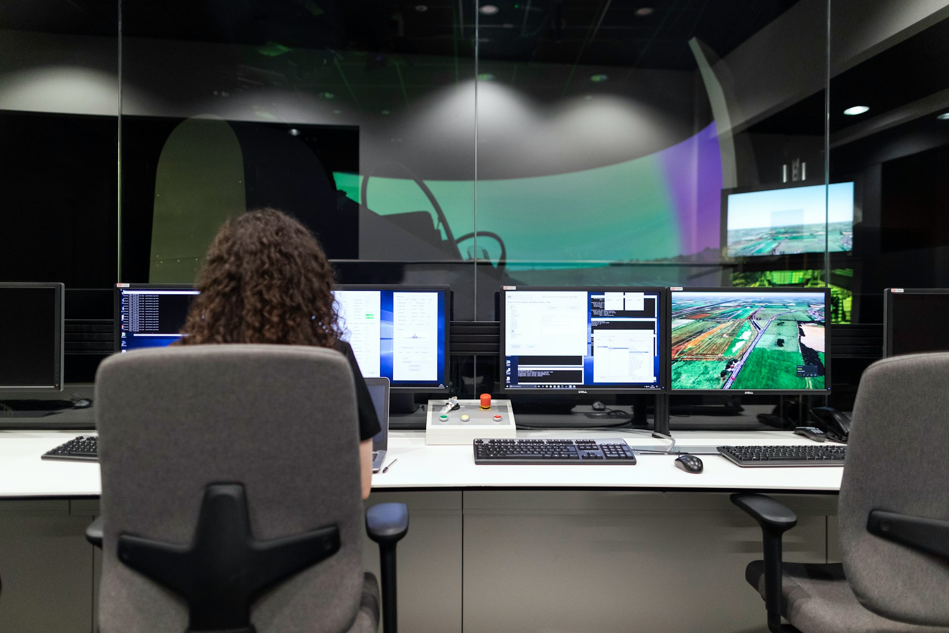 Image of engineer working with construction drawings